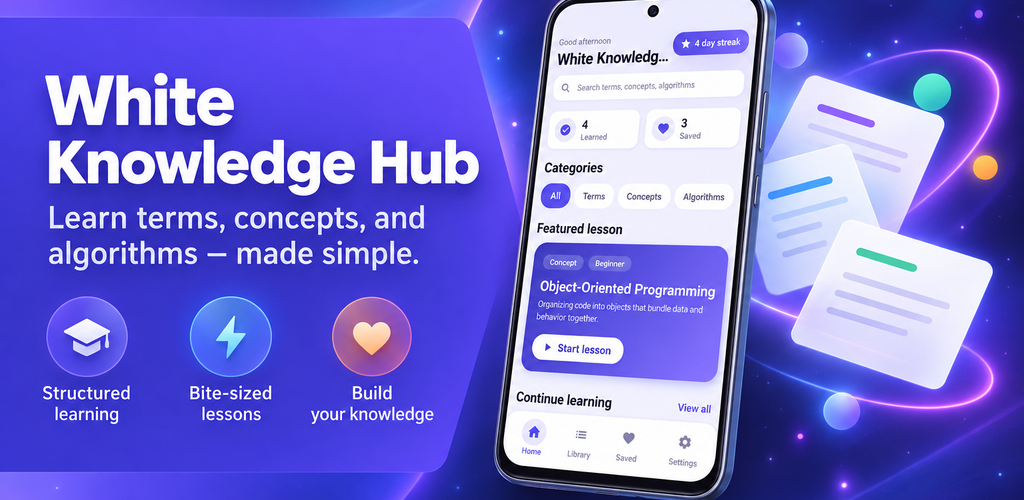 White Knowledge Hub promotional artwork